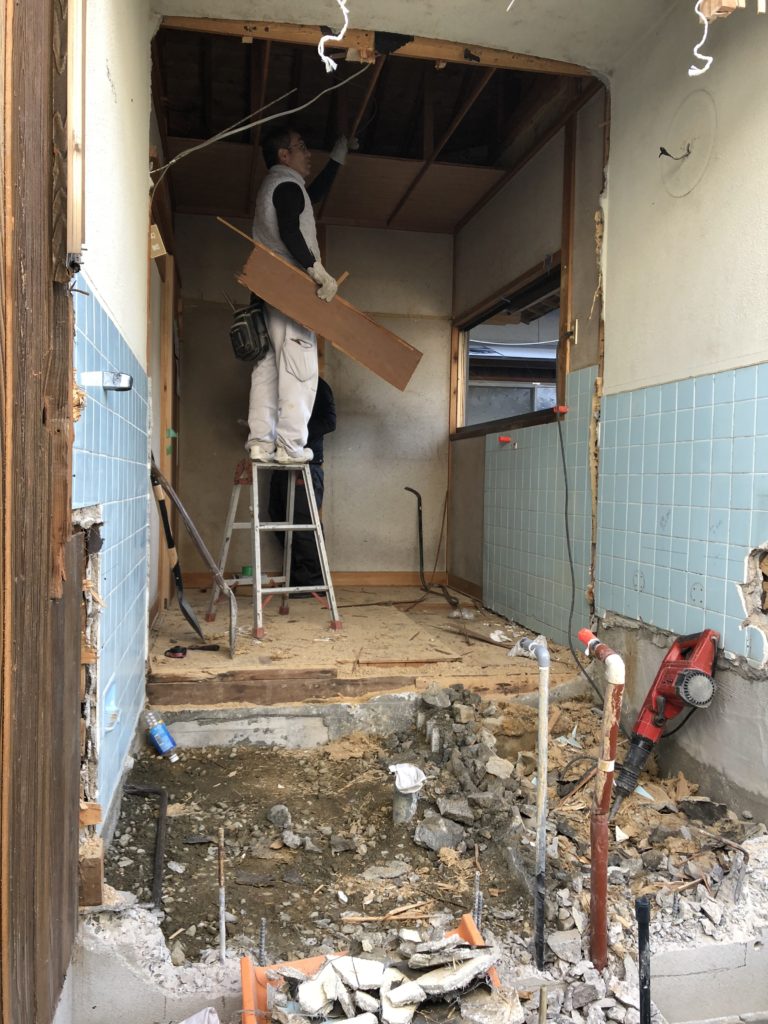 岡山で内装解体