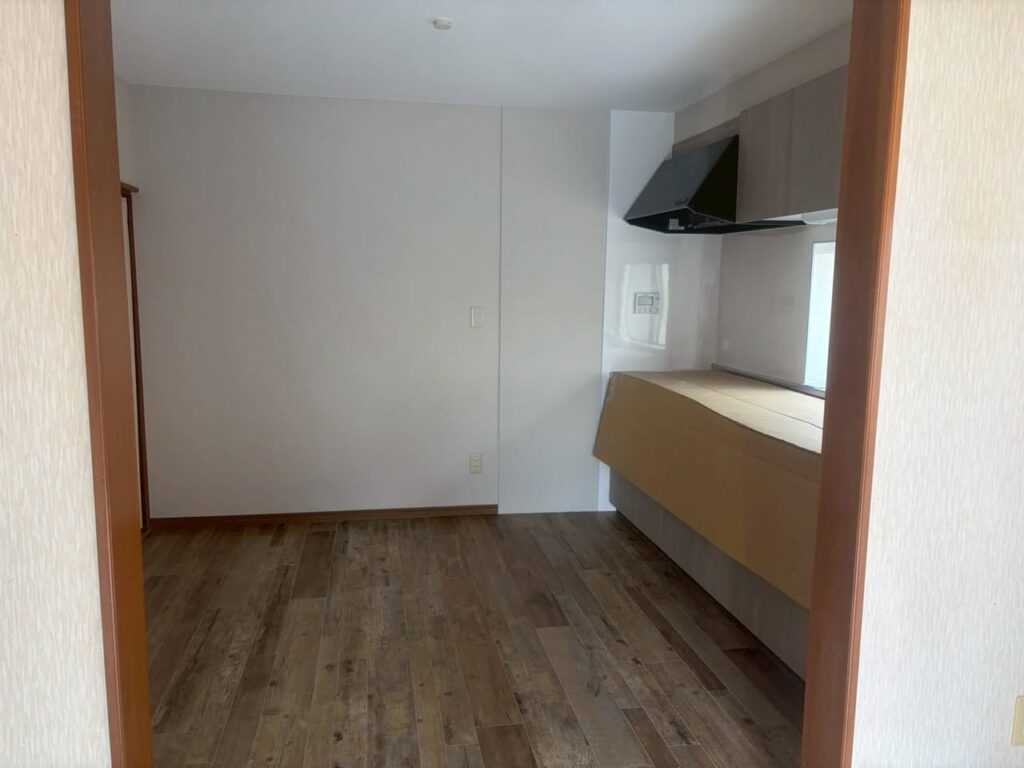 岡山市東区住宅リフォーム キッチン内装仕上げ終了