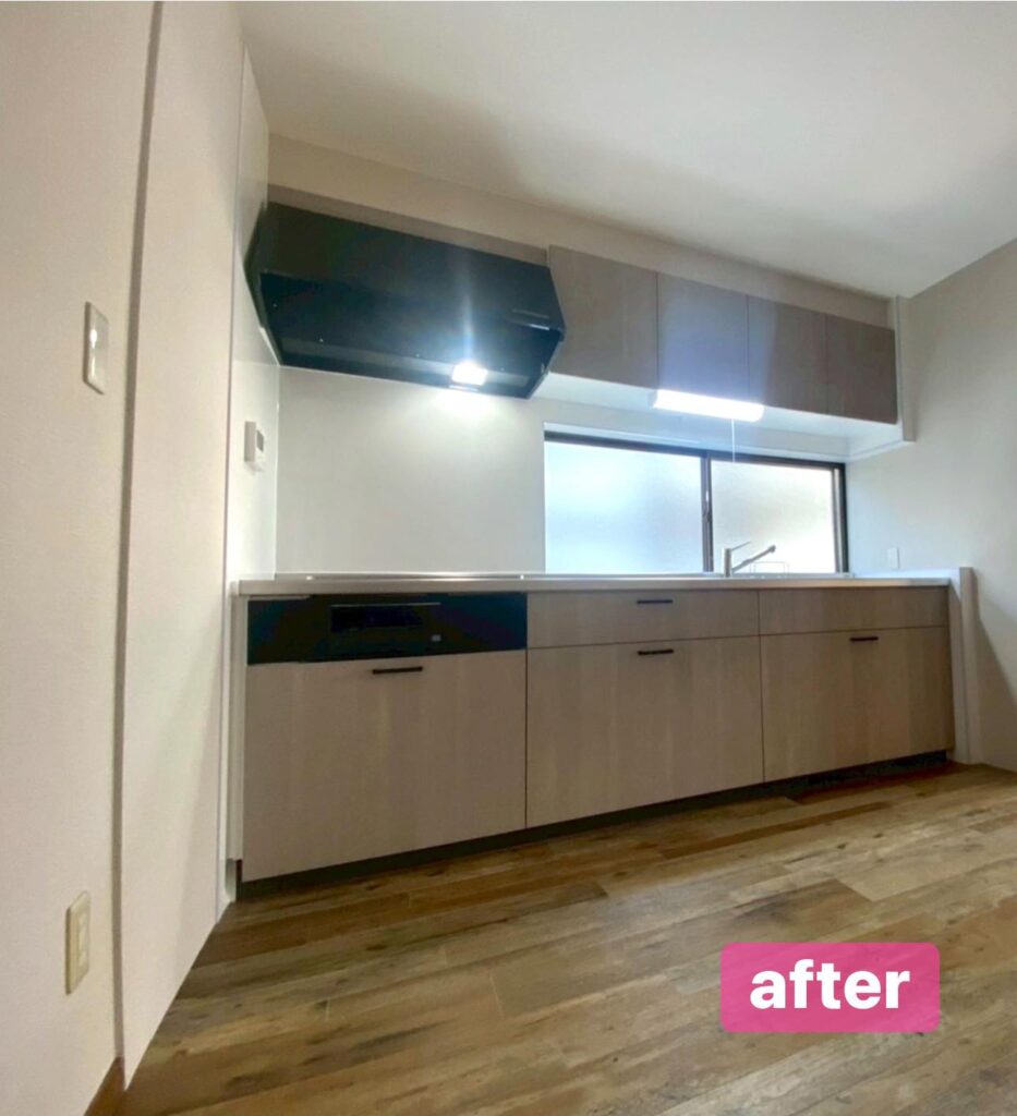 岡山市東区 キッチンリフォーム 完成後