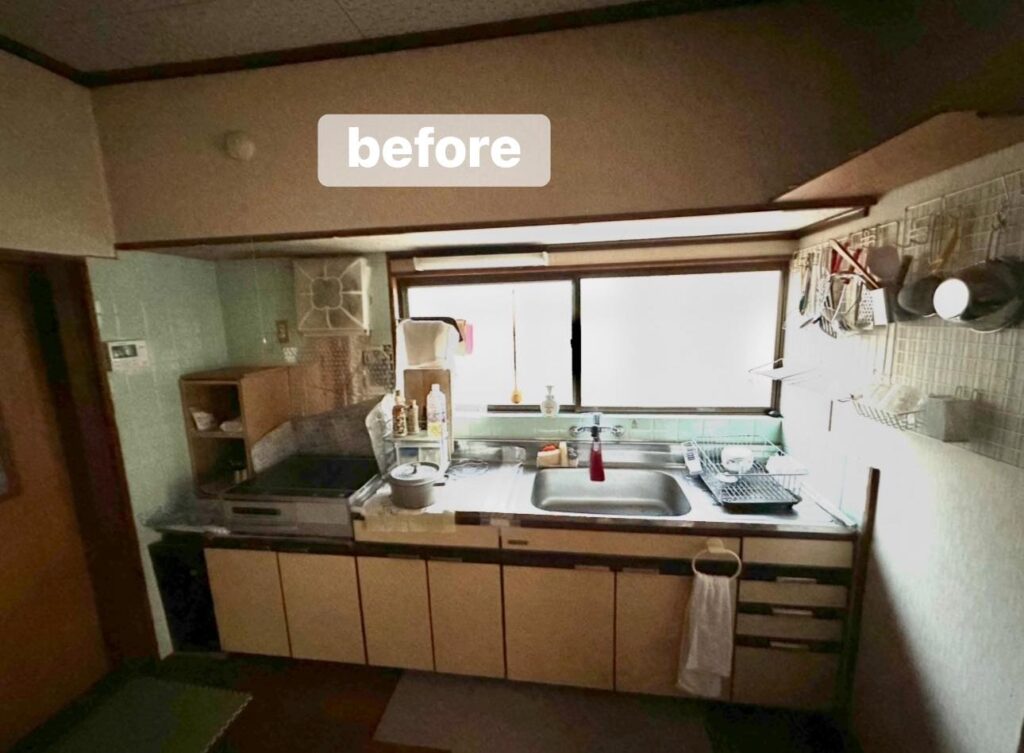 岡山市東区 キッチンリフォーム 施工前