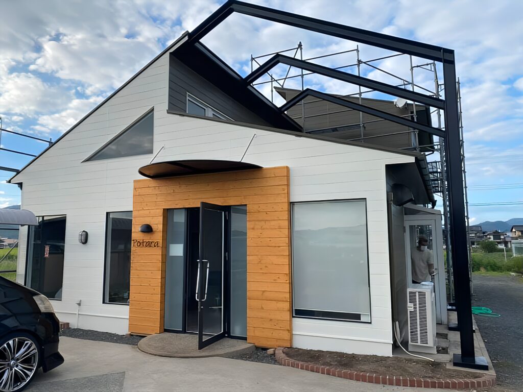 美容室外観完成写真