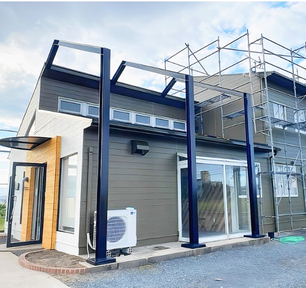 美容室外観の塗装リフォーム施工写真