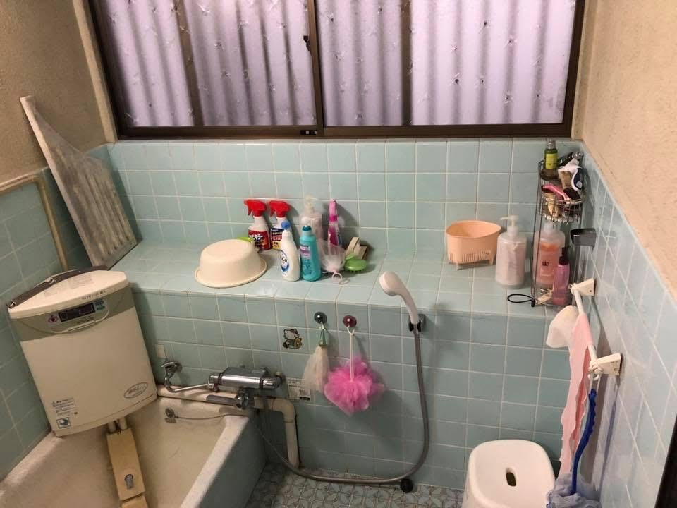岡山市南区 浴室リフォーム ビフォー 在来浴室施工前