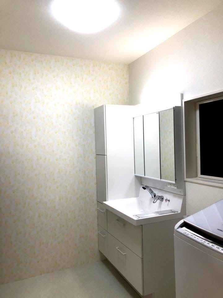 洗面所リフォーム LIXIL 洗面化粧台