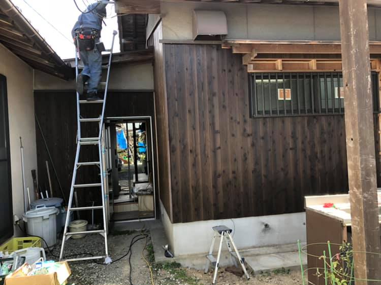 岡山リフォーム 窓枠　外壁完成