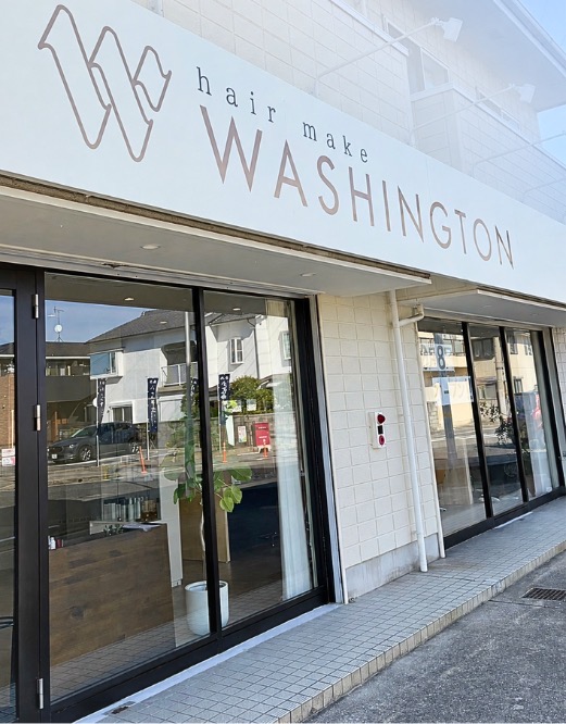 店舗の顔となるヘアーサロンの壁面サイン看板